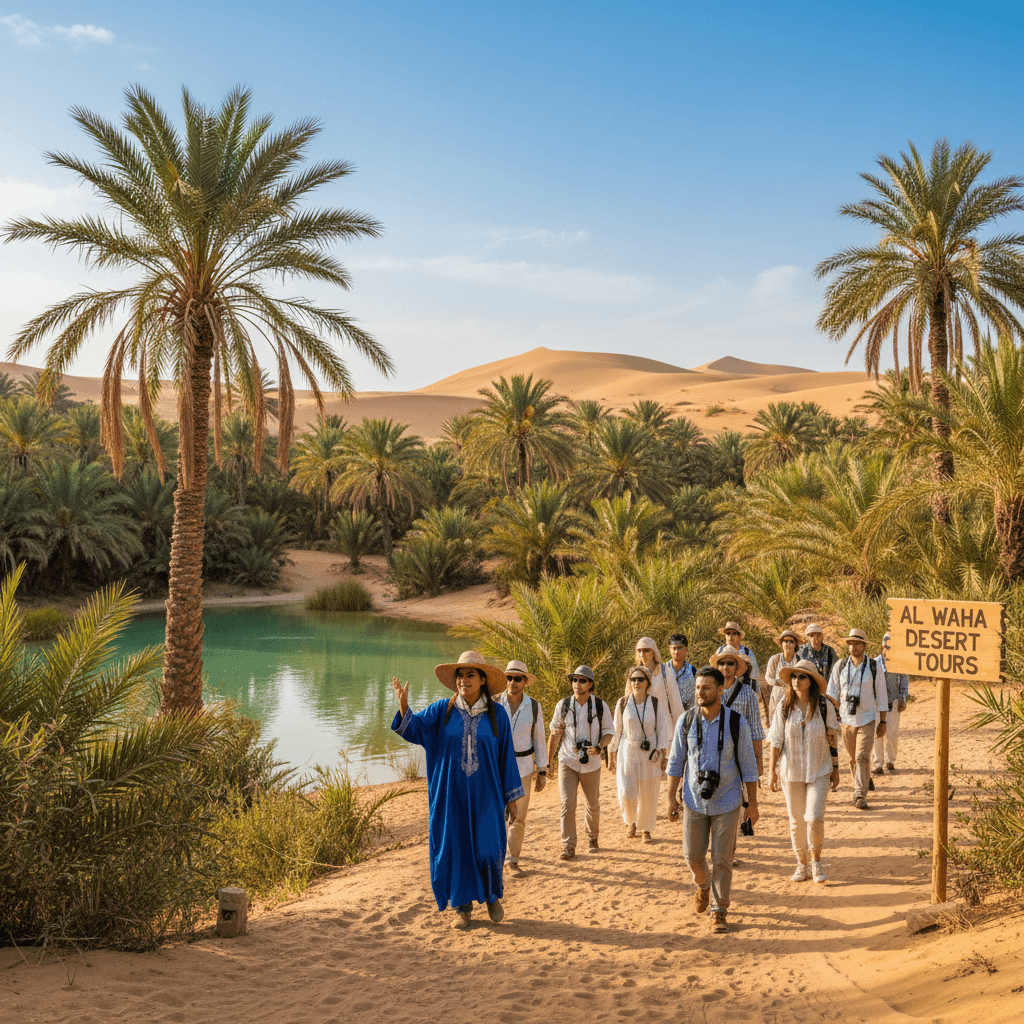 مرشد محترف في رحلة صحراوية
