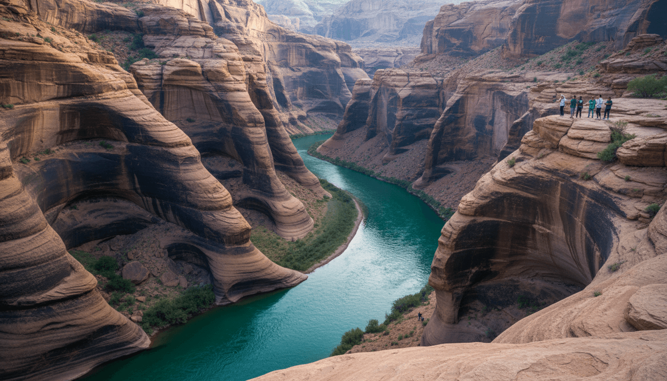 شلالات وادي الريان الطبيعية